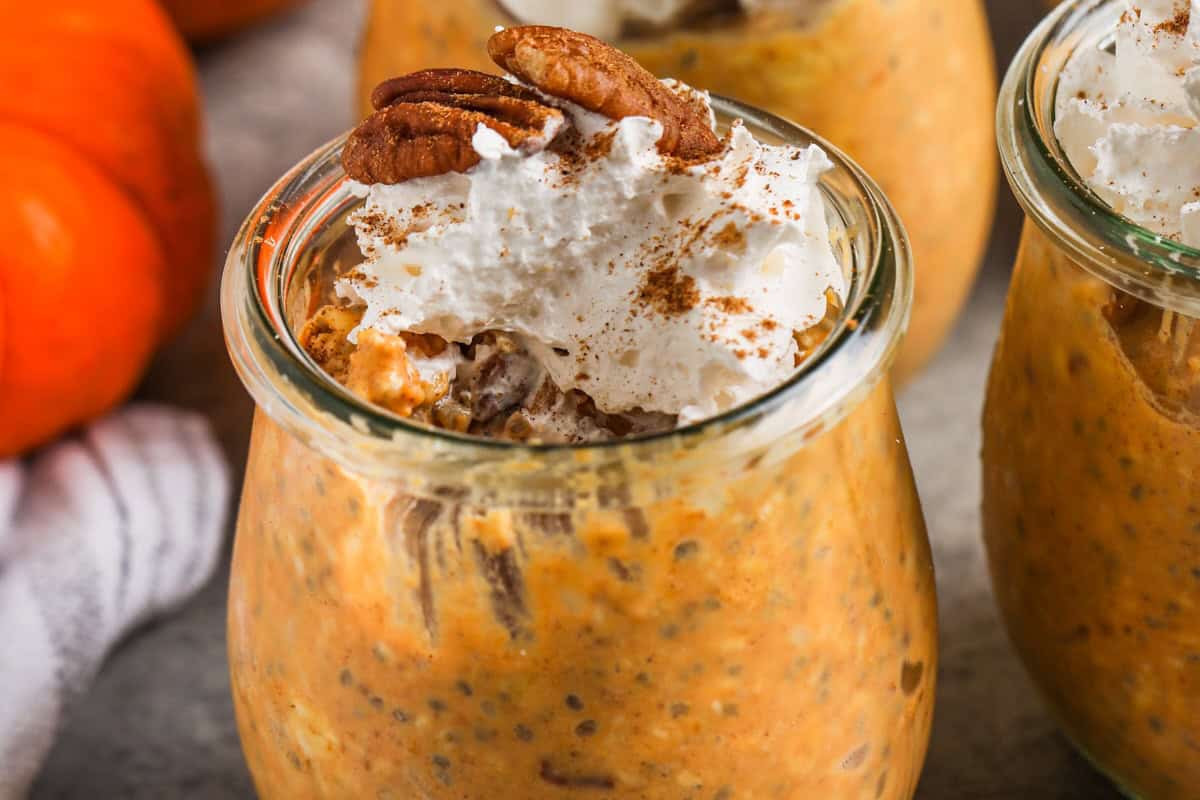 Make-Ahead Pumpkin Overnight Oats: Vegan & Gluten-Free Recipe